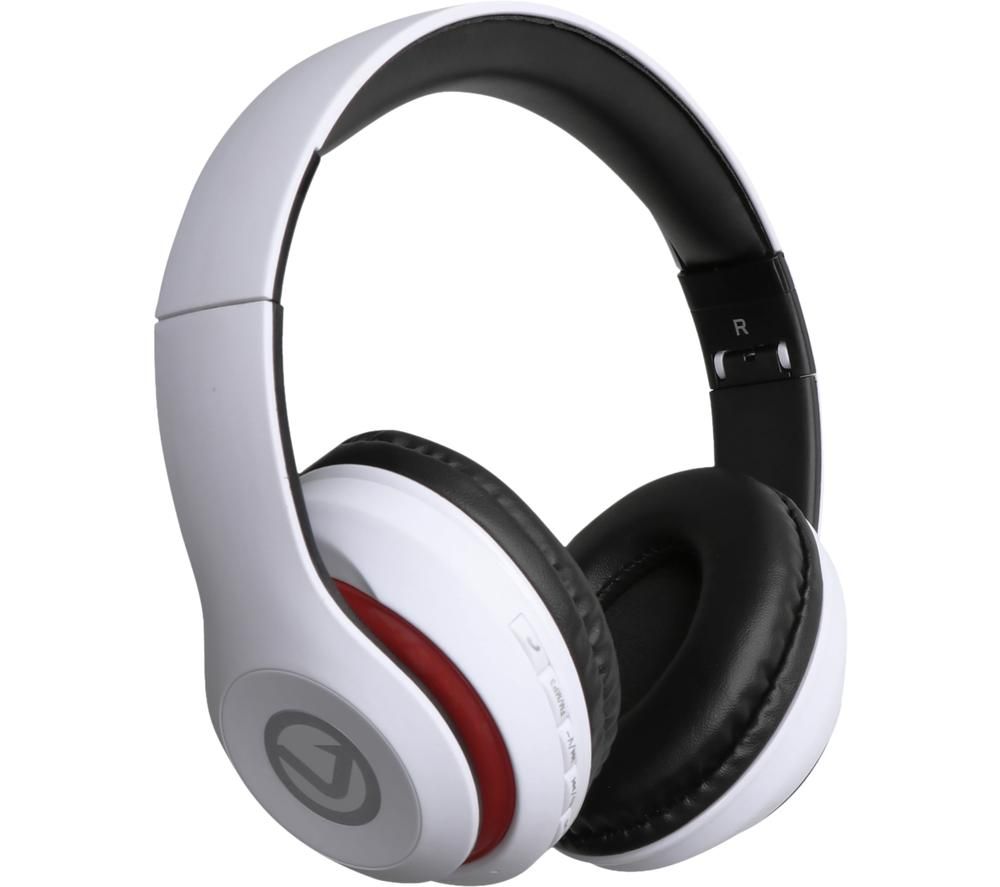 VOLKANO Impulse Series VB-VH102-WT Wireless Bluetooth Headphones - White, White