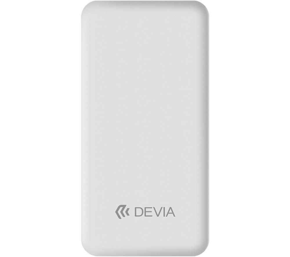DEVIA DEV-SMARTV3-POW10-WHT Portable Power Bank - White, White