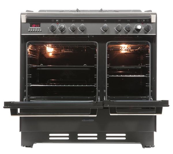 KENWOOD CK425-AN 90 cm Dual Fuel Range Cooker - Anthracite, Anthracite
