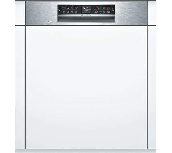 BOSCH SMI68MS06G Full-size Semi-Integrated Smart Dishwasher