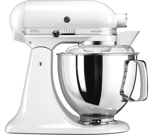 KITCHENAID Artisan 5KSM175PSB Stand Mixer - White, White