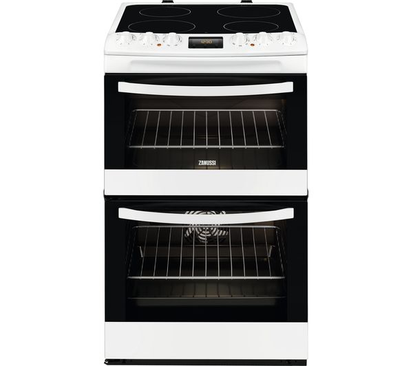 ZANUSSI ZCV48300WA 55 cm Electric Ceramic Cooker - White, White