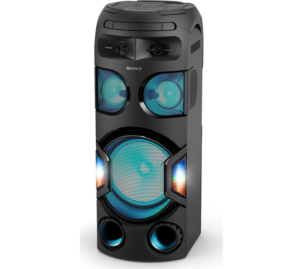 SONY MHC-V72D Bluetooth Megasound Party Speaker - Black, Black