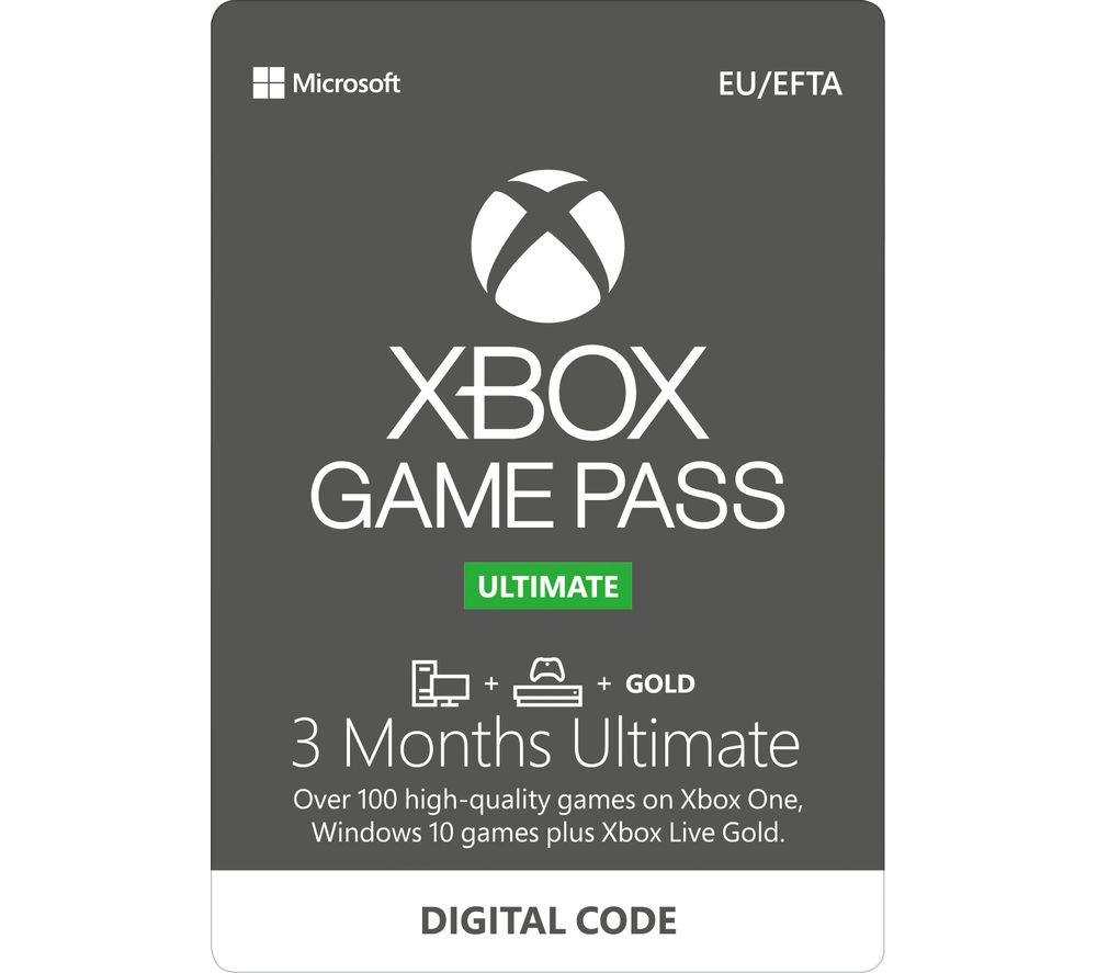 MICROSOFT Xbox Game Pass Ultimate - 3 Month Membership