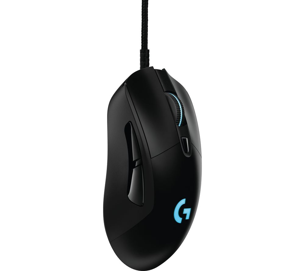 LOGITECH G403 HERO RGB Optical Gaming Mouse, Black