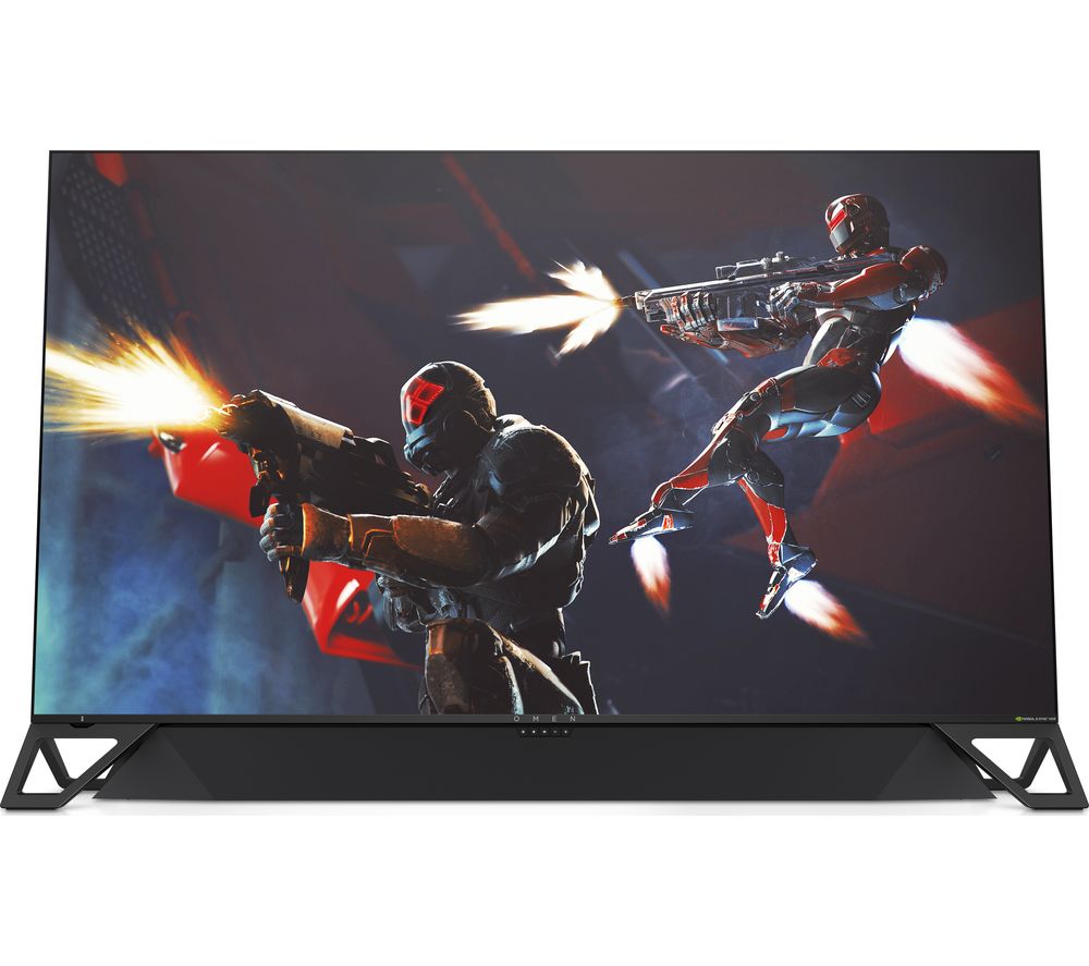 HP OMEN X Emperium 4K Ultra HD 65" LED Gaming Monitor with Soundbar - Black, Black
