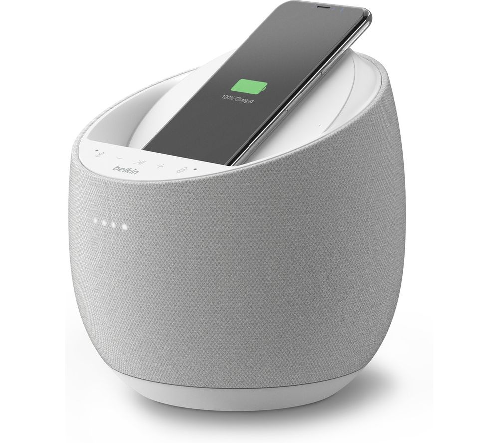 BELKIN SoundForm Elite G1S0001my-WHT WiFi Multi-room Speaker with Google Assistant - White, White