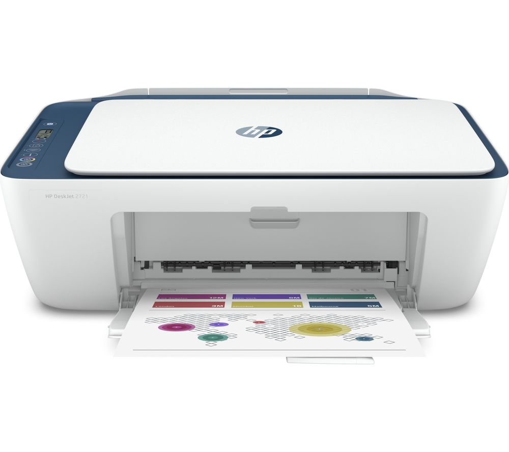 HP DeskJet 2721 All-in-One Wireless Inkjet Printer