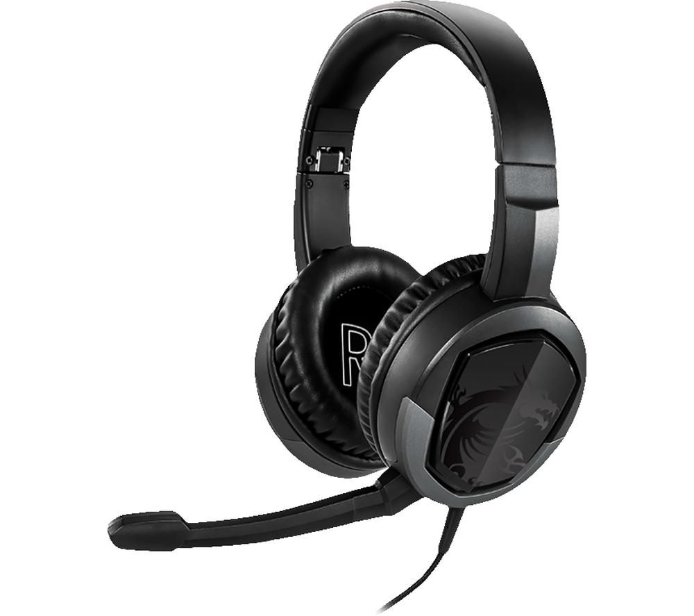MSI Immerse GH30 V2 Gaming Headset - Black & Grey, Black