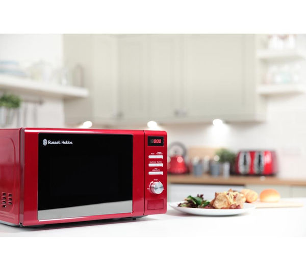 RUSSELL HOBBS RHM2064R Solo Microwave - Red, Red