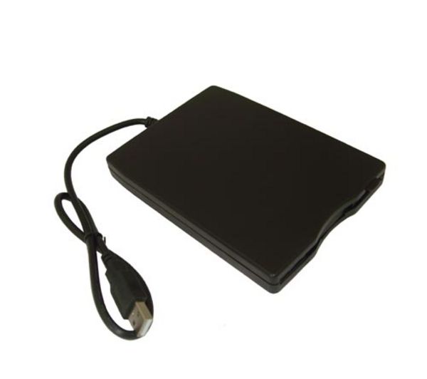 DYNAMODE External USB Floppy Disc Drive - Black, Black