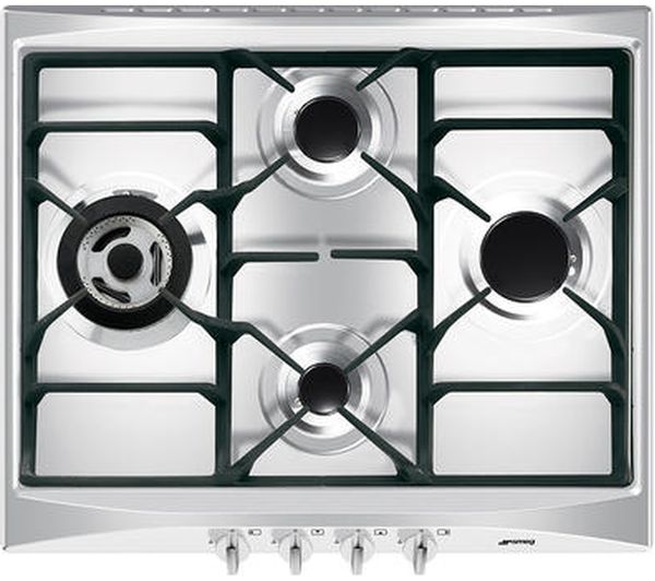 SMEG SR264XGH Gas Hob - Stainless Steel, Stainless Steel