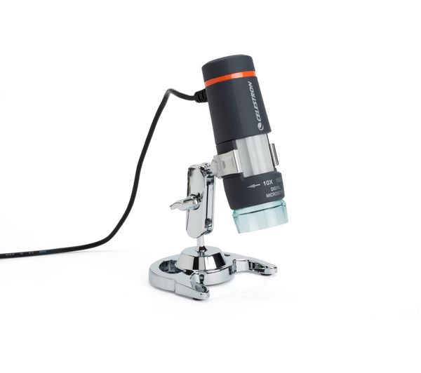 Celestron 44302-B-CGL Deluxe Handheld Digital Microscope - Black, Black