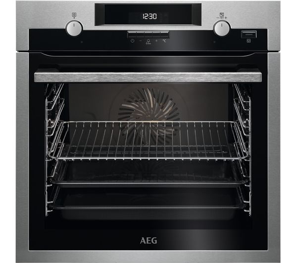 AEG SteamBake BCS551020M Electric Oven - Stainless Steel, Stainless Steel