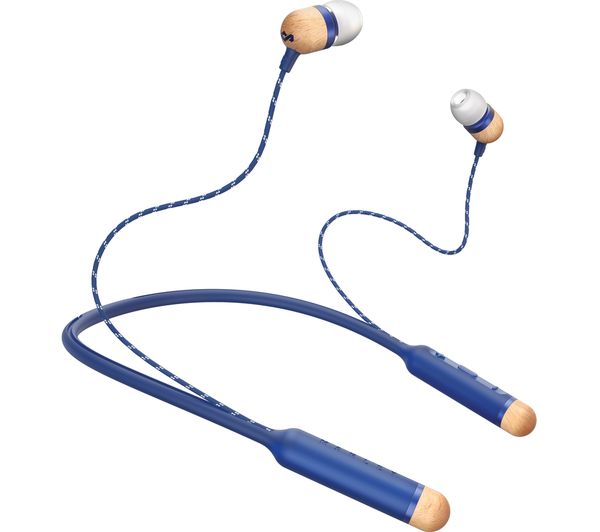 HOUSE OF MARLEY Smile Jamaica Wireless Bluetooth Headphones - Blue, Blue