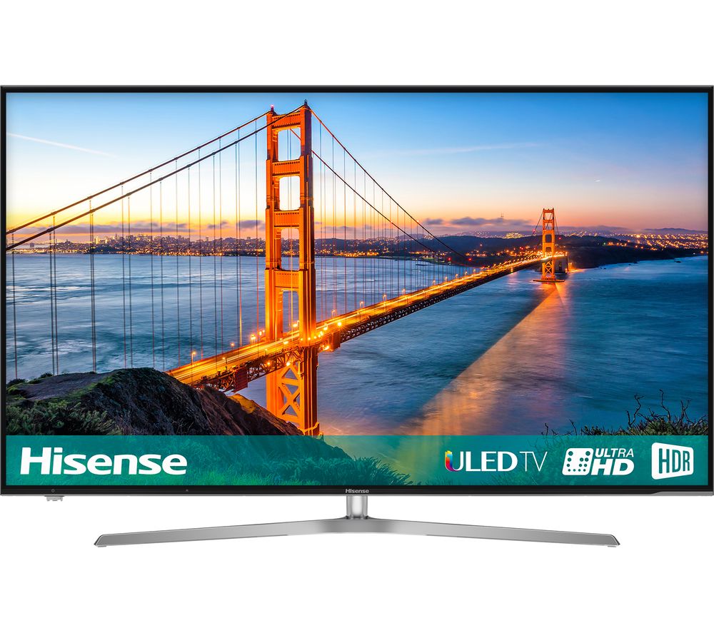 50"  HISENSE H50U7AUK Smart 4K Ultra HD HDR LED TV, Gold