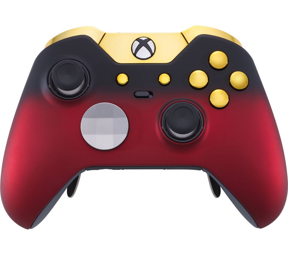 MICROSOFT Xbox Elite Wireless Controller - Red Shadow & Gold, Red