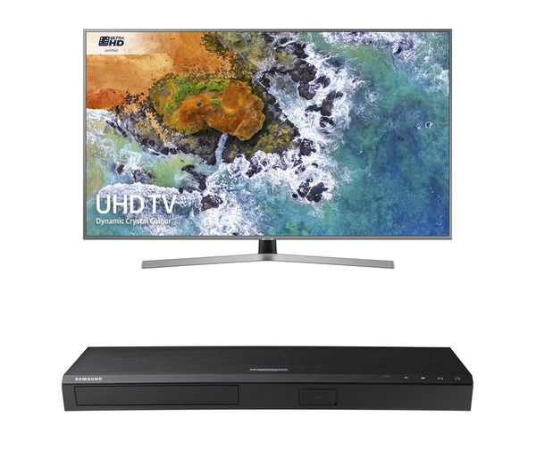 55" SAMSUNG UE55NU7470  Smart 4K Ultra HD HDR LED TV & UBD-M7500/XU Smart 4K Ultra HD Blu-ray & DVD Player Bundle