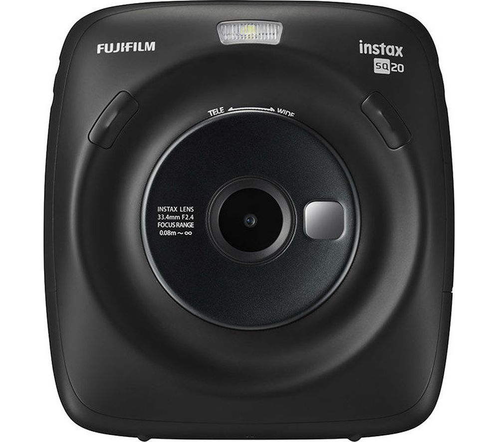 INSTAX SQUARE SQ20 Digital Instant Camera - Black, Black
