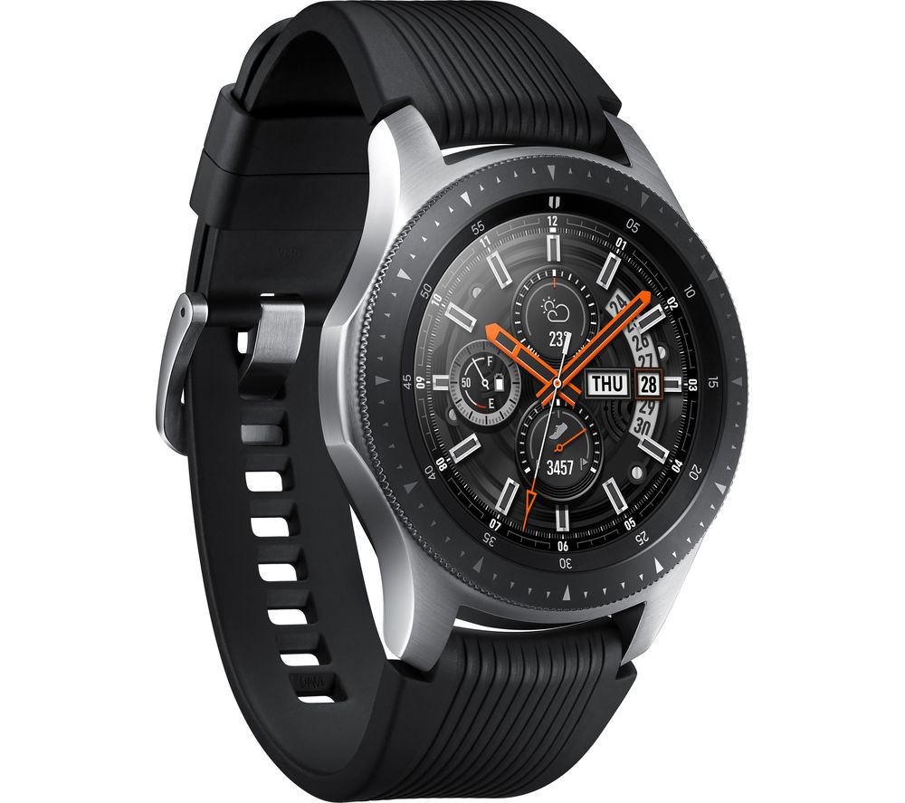 SAMSUNG Galaxy Watch 4G - Silver, 46 mm, Silver