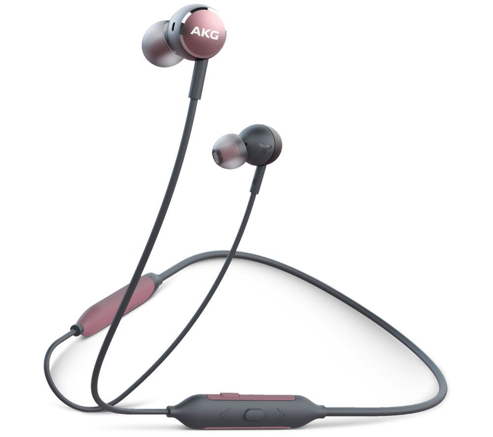 AKG Y100 Wireless Bluetooth Earphones - Pink, Pink