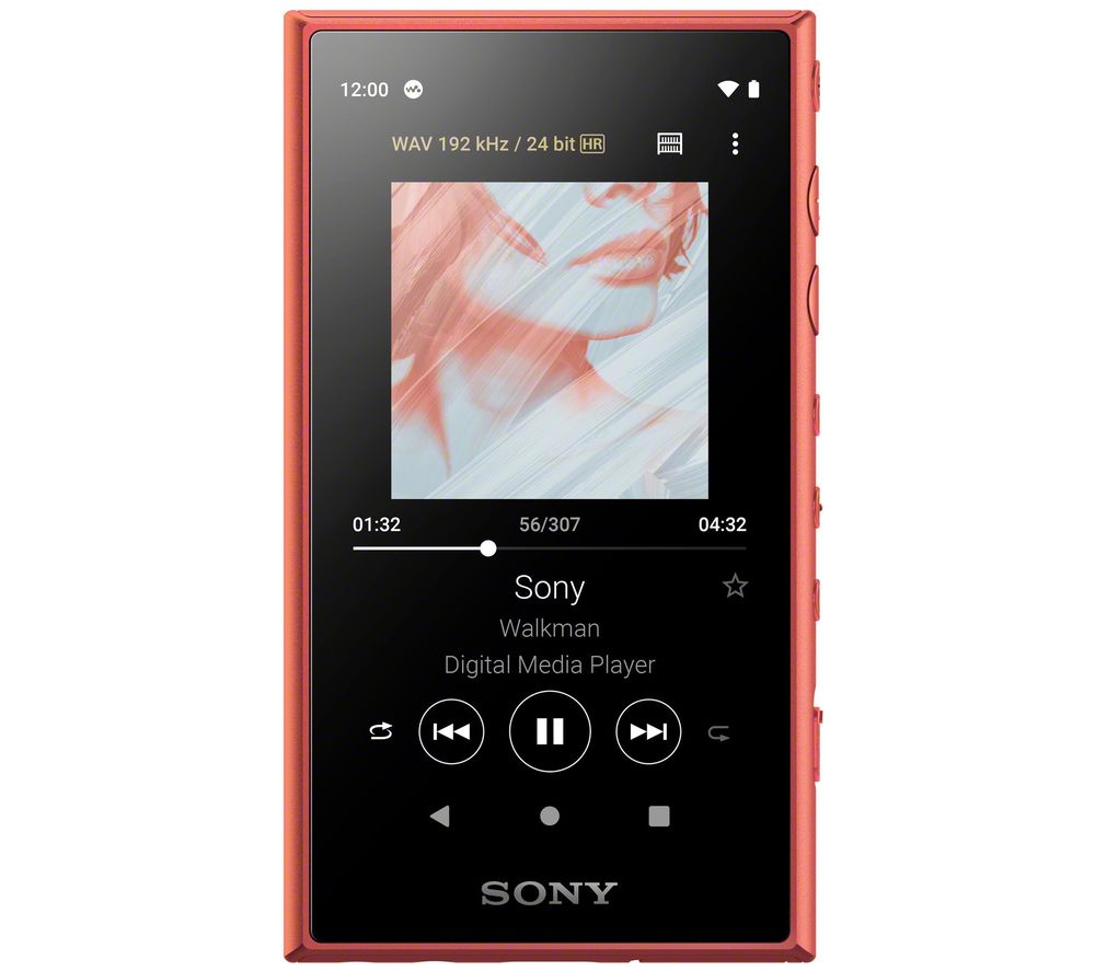 SONY Walkman NW-A105 Touchscreen MP3 Player - 16 GB, Orange, Orange