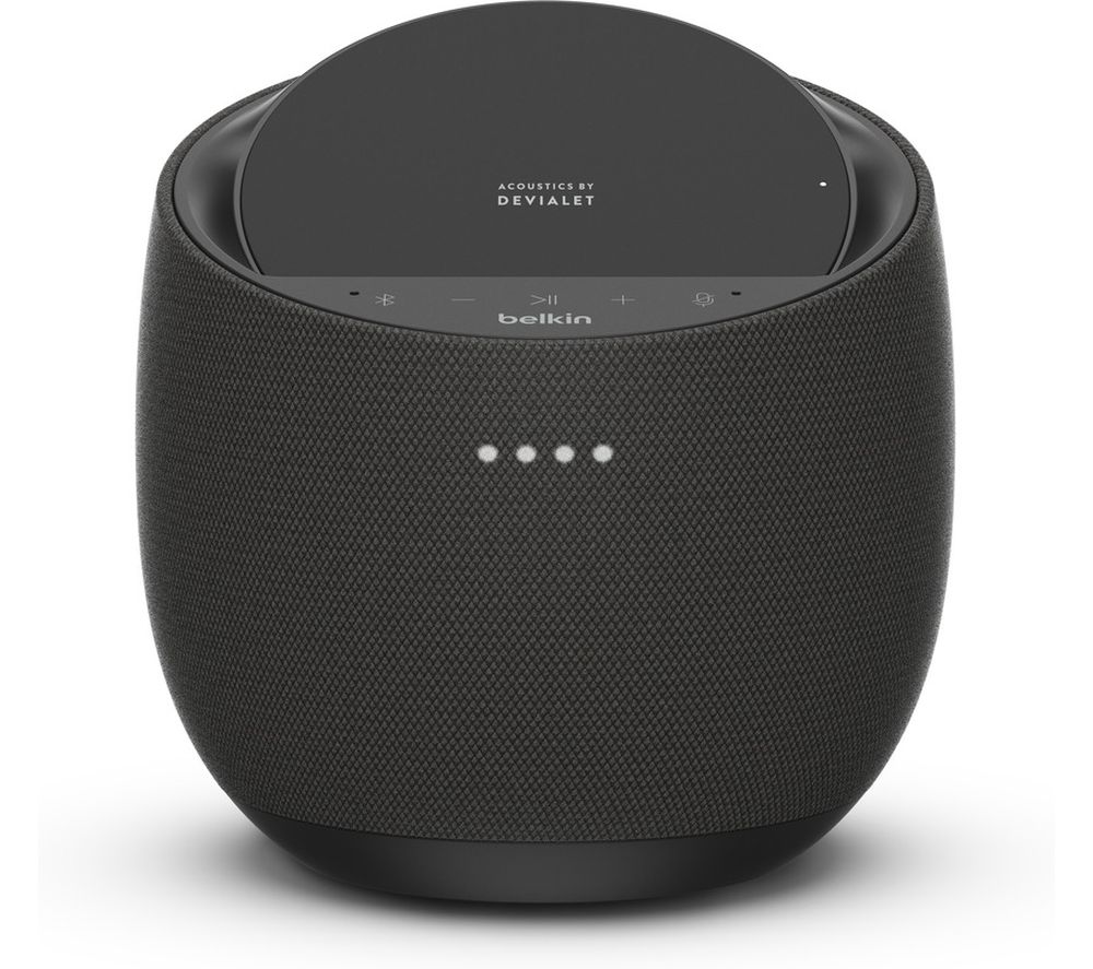 BELKIN SoundForm Elite G1S0001my-BLK WiFi Multi-room Speaker with Google Assistant - Black, Black