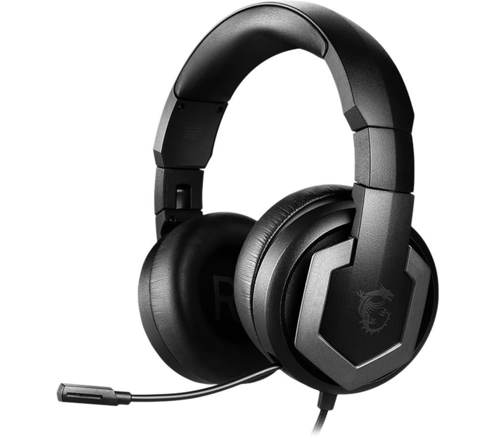 MSI Immerse GH61 7.1 Gaming Headset - Black & Silver, Black
