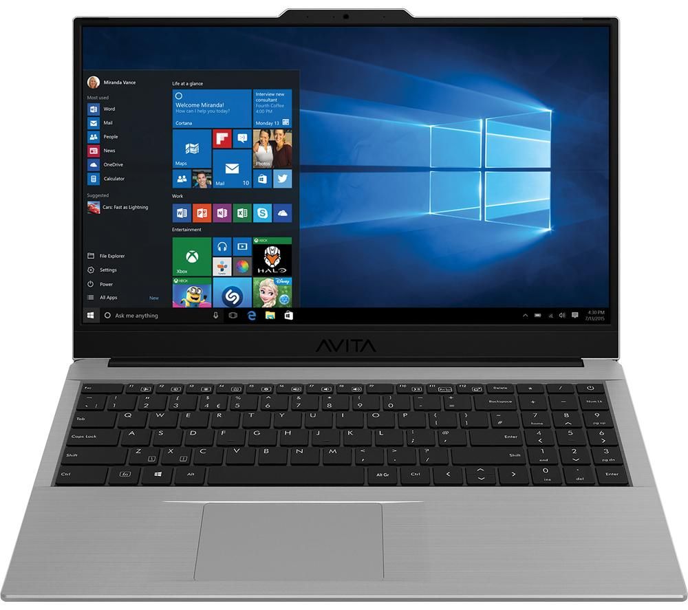 AVITA Pura 15.6" Laptop - AMD Ryzen 5, 256 GB SSD, Silver Grey, Silver/Grey