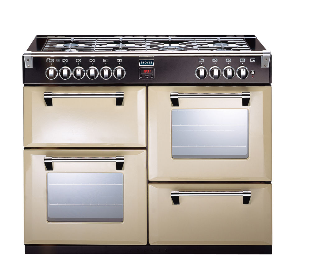 STOVES Richmond 1000DTF Dual Fuel Range Cooker - Champagne