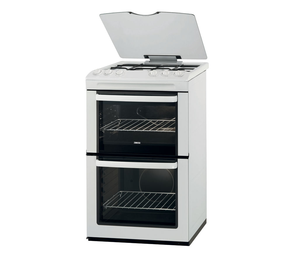 ZANUSSI ZCG55QGW Gas Cooker - White, White