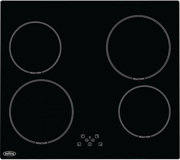 BELLING BEL IHT60 Electric Induction Hob - Black, Black