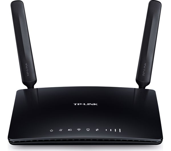 TP-LINK Archer MR200 WiFi 4G Router - AC 750, Dual-band, Black