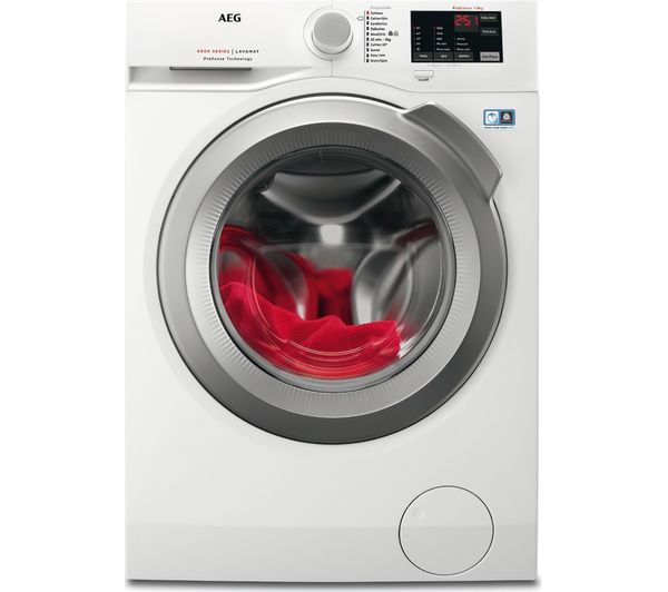AEG ProSense 6000 L6FBI862N 8 kg 1600 Spin Washing Machine - White, White