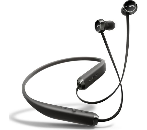 SOL REPUBLIC Shadow Wireless Bluetooth Headphones - Black, Black