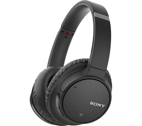 SONY WH-CH700N Wireless Bluetooth Noise-Cancelling Headphones - Black, Black
