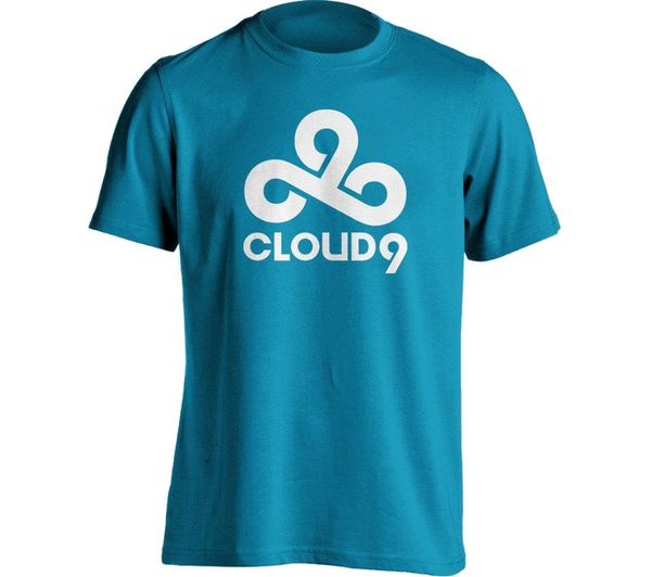 ESL Cloud9 T-Shirt - Large, Blue, Blue