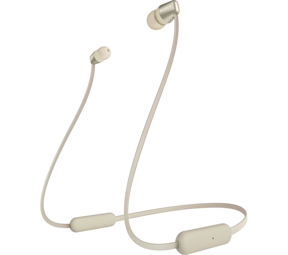 SONY WI-C310N Wireless Bluetooth Earphones - Gold, Gold