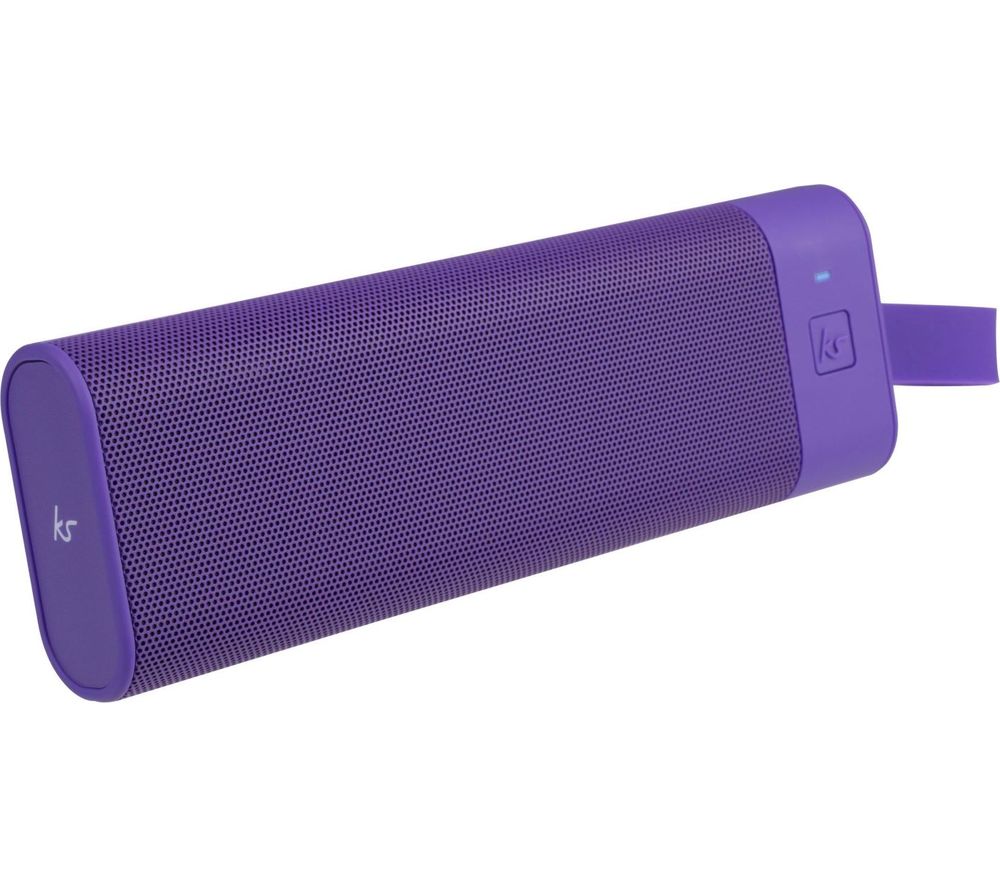 KITSOUND BoomBar Portable Bluetooth Speaker - Purple, Purple