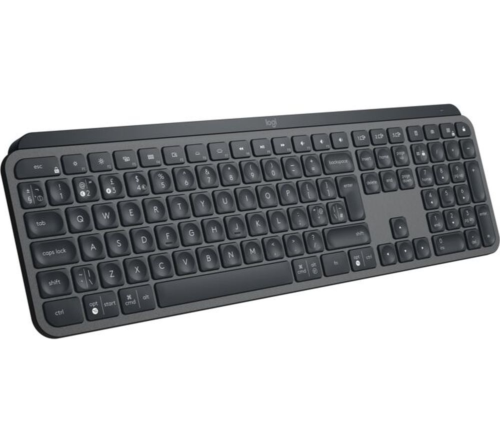 LOGITECH MX Keys Wireless Keyboard, Black