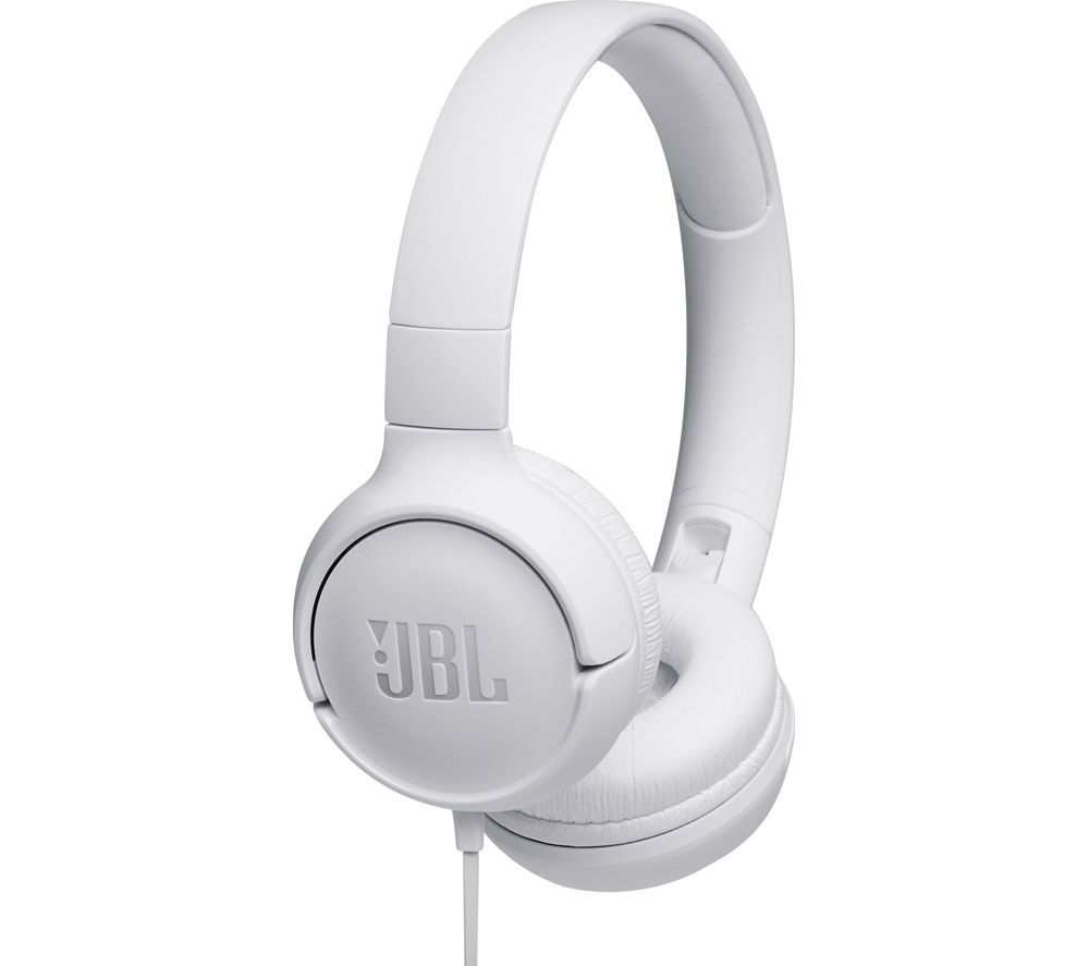 JBL Tune 500 Headphones - White, White