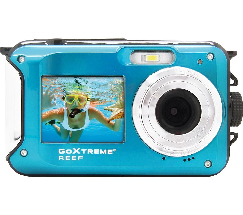 GOXTREME Reef 20154 Tough Compact Camera - Blue, Blue