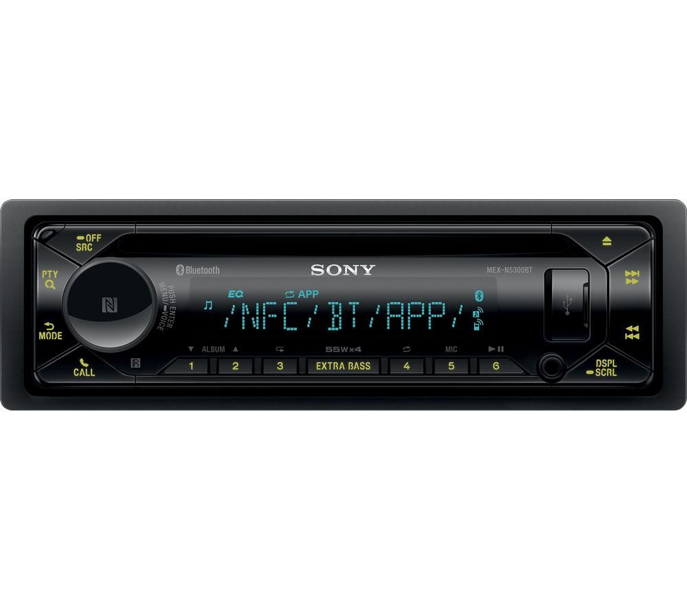 SONY MEX-N5300BT Smart Bluetooth Car Radio - Black, Black