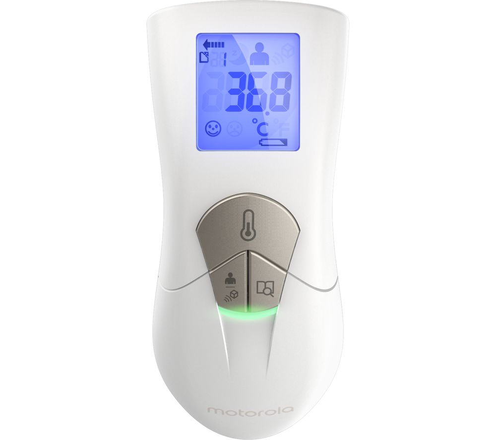 MOTOROLA MBP75SNT Smart Thermometer, White