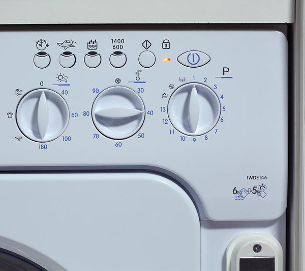 INDESIT IWDE146 Integrated Washer Dryer, White