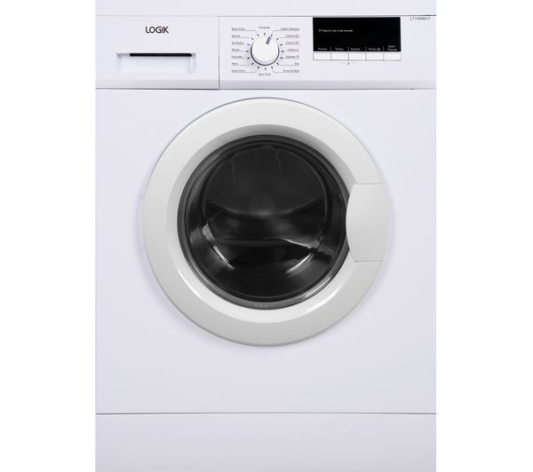 Logik L714WM17 7 kg 1400 Spin Washing Machine - White, White