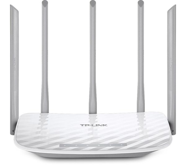 TP-LINK Archer C60 WiFi Cable & Fibre Router - AC 1350, Dual-band, White