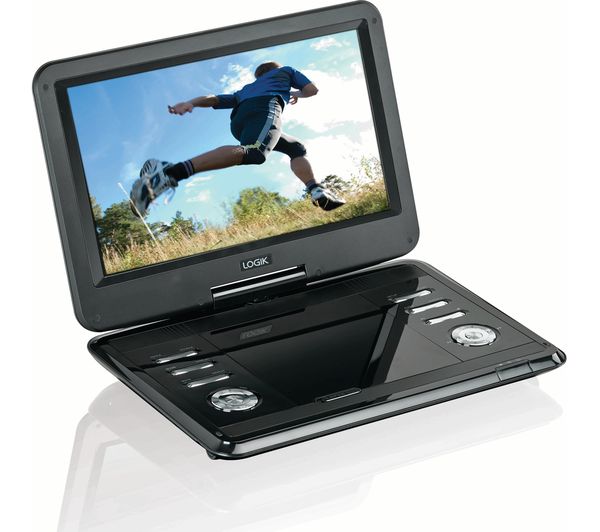 LOGIK L12SPDVD17 Portable DVD Player - Black, Black