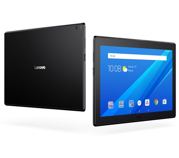LENOVO Tab4 10 Plus Tablet - 16 GB, Aurora Black, Black