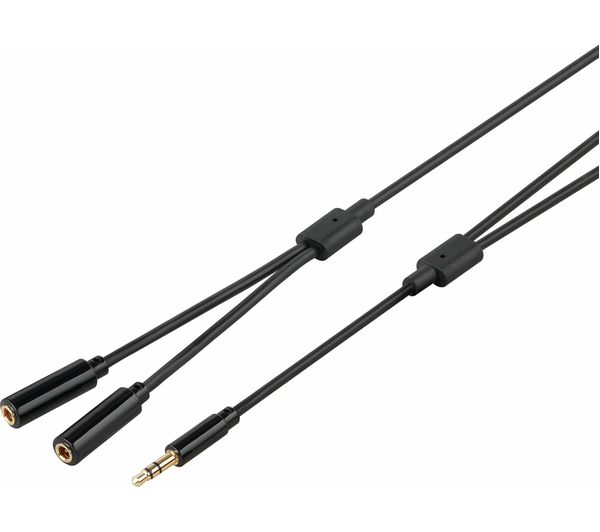 LOGIK Headphone Splitter Cable - 0.2 m